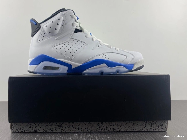 Cheap Blue Retro Air Sport 6 (2014) 384664-107 Jordan 0716